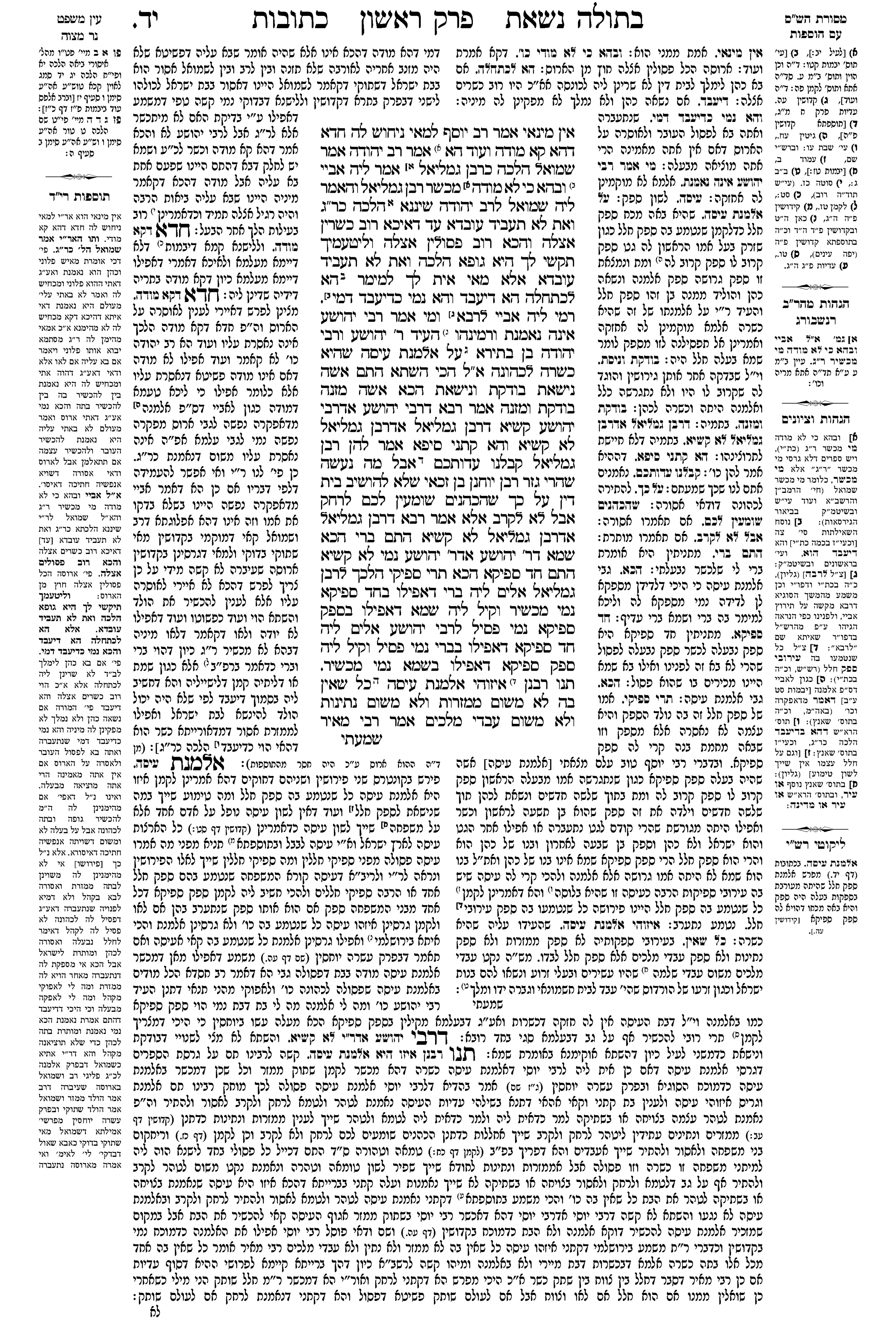 kesubos 14a