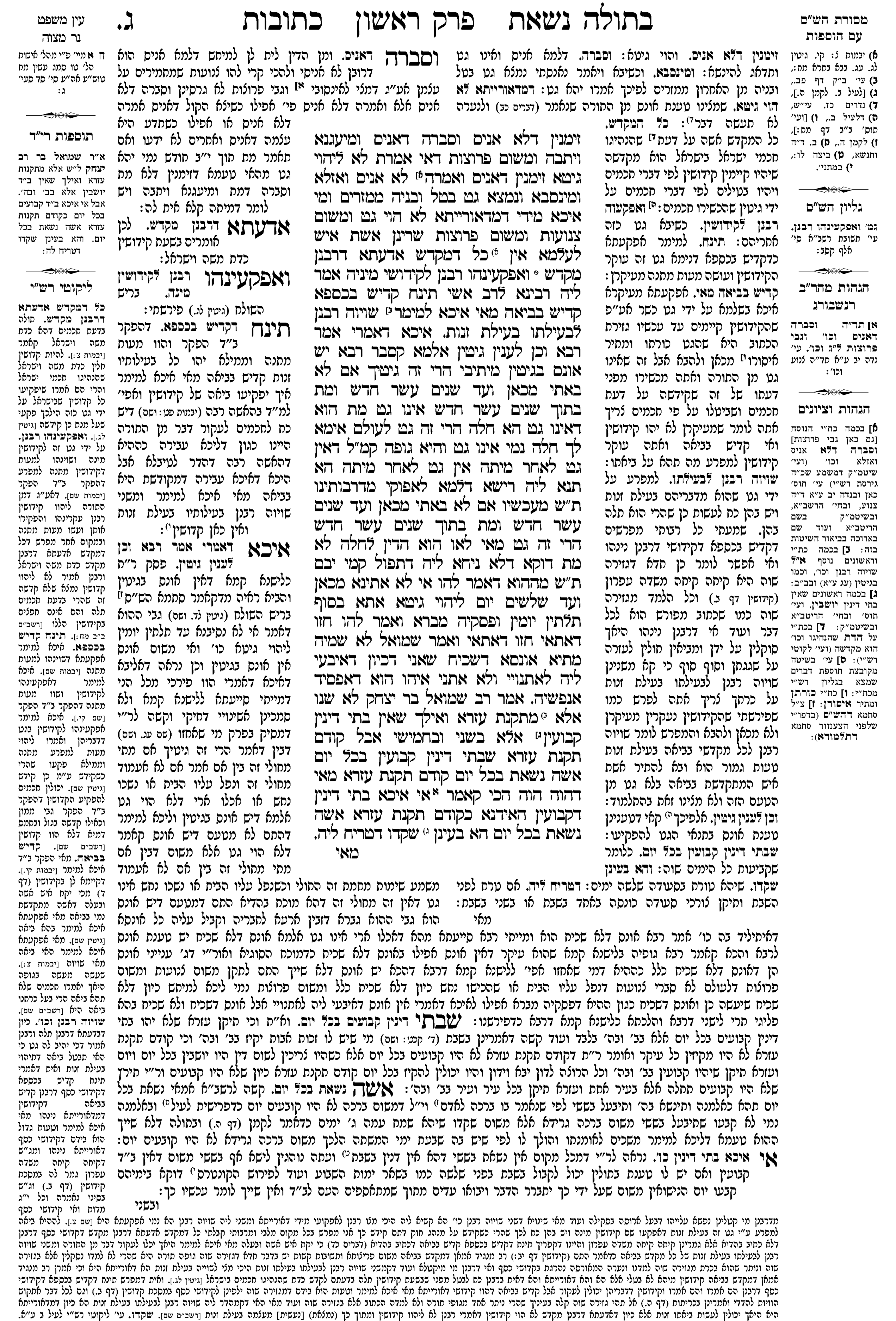 kesubos 3a