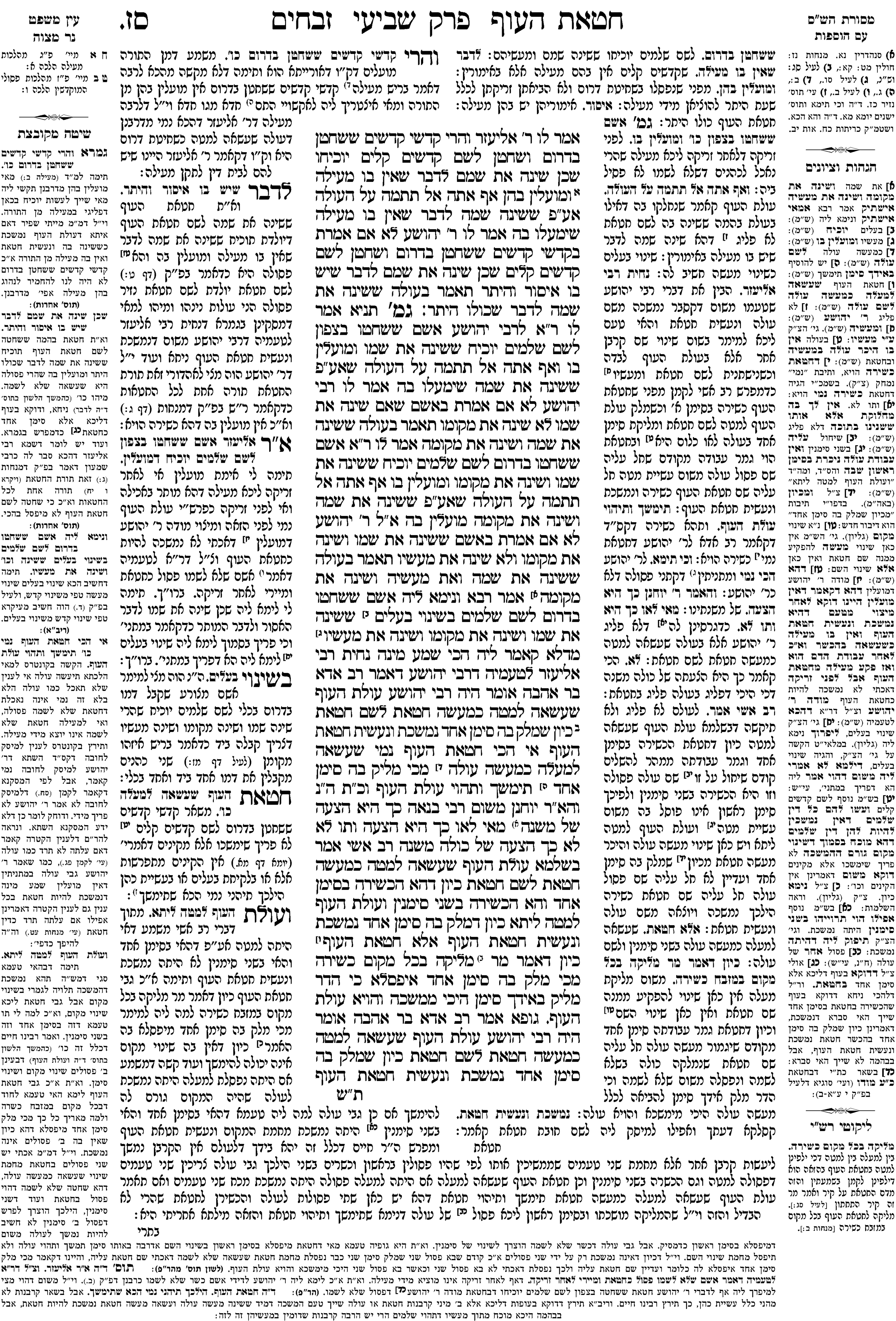zevachim 67a